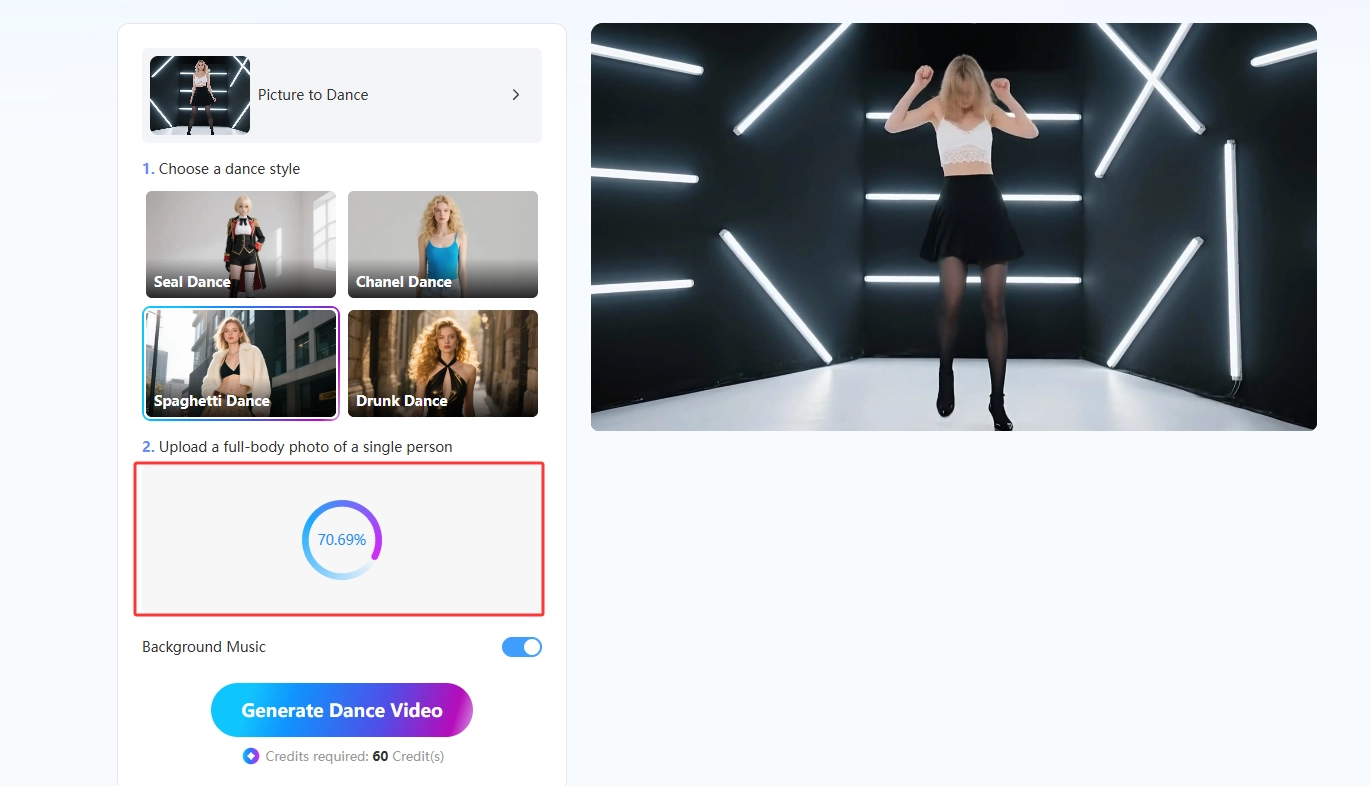 Fotoğraftan yapay zeka destekli dans videosu oluşturma, görüntü dansı