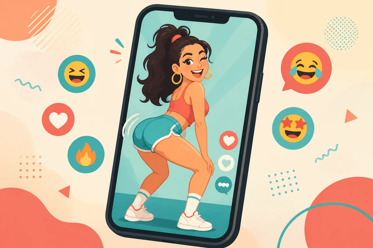 Hogyan készítsünk vicces Twerk YouTube, TikTok, X, Facebook és Instagram videókat