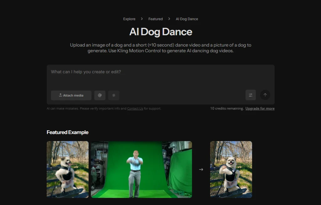videoclip cu dansul câinelui cu inteligență artificială, inteligența artificială face câinele să danseze